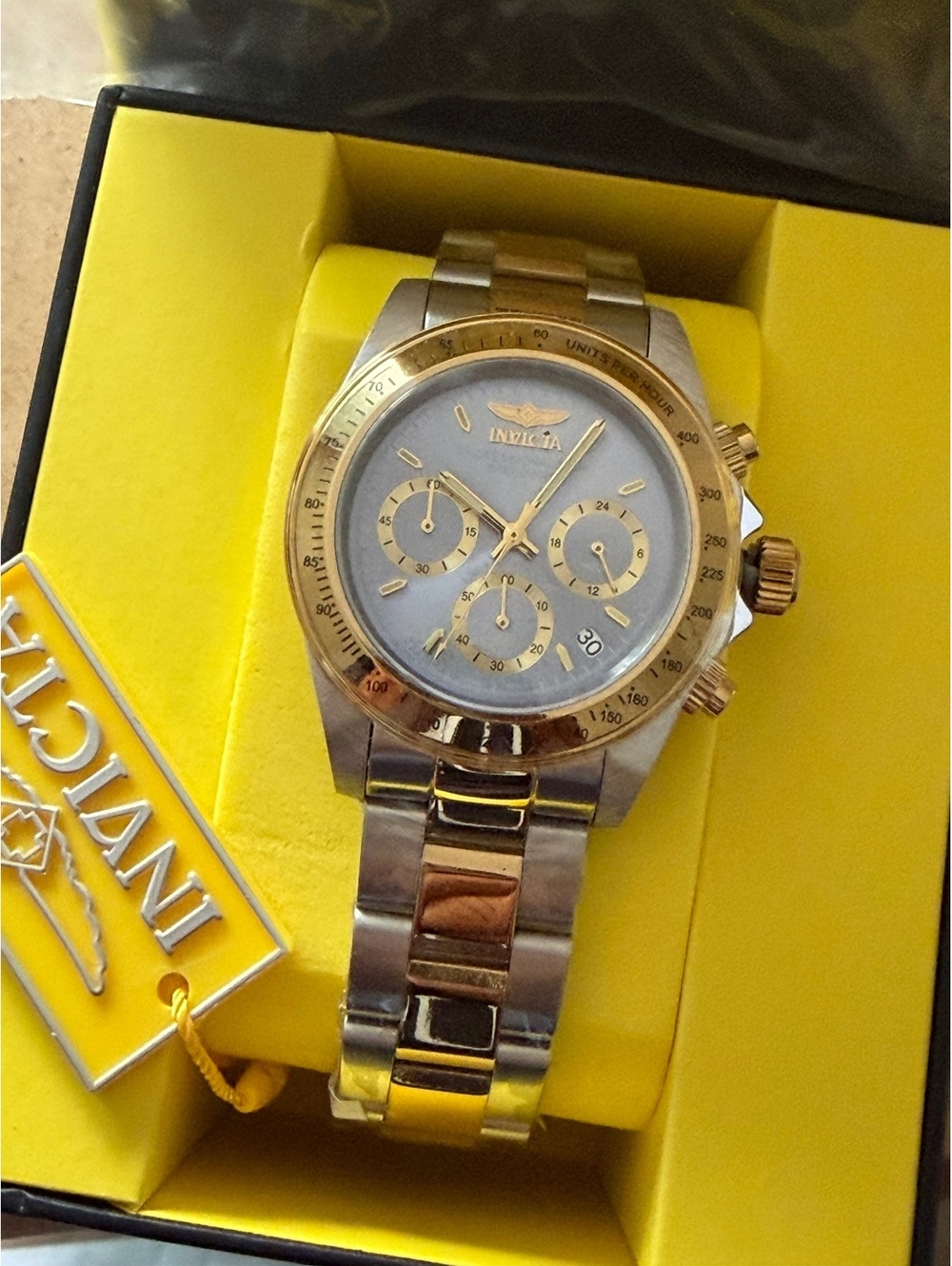 INVICTA SPEEDWAY MENS 39.5mm WATCH! -2 TONE $299